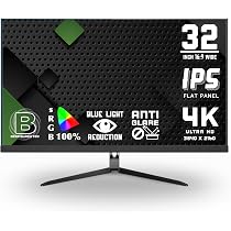 Amazon.co.jp: 4K モニター 32インチ IPS ディスプレイ スピーカー内蔵